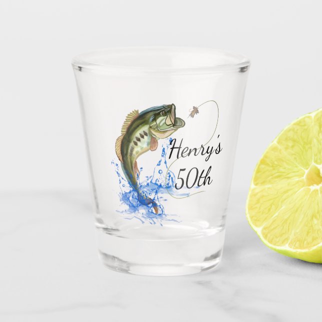 Copo De Shot Pesca 50ª Festa de aniversário (Frente)