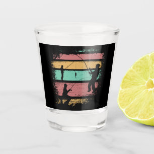 Copo De Shot Pesca de Vintage