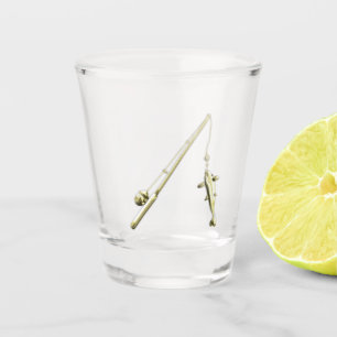 Copo De Shot Pesca pólo Dourado