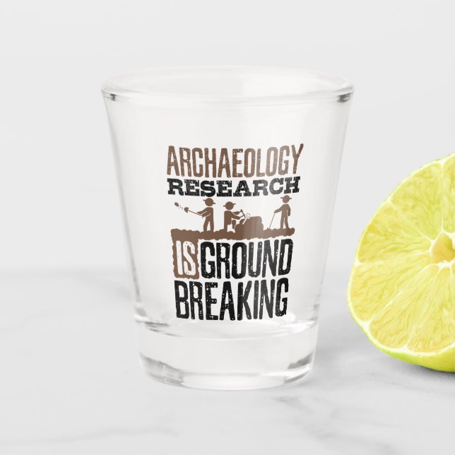 Copo De Shot Pesquisa em Arqueologia é inovadora (Frente)