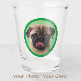 Copo De Shot Pet Pug Pup Dog Lover Foto Stoffer