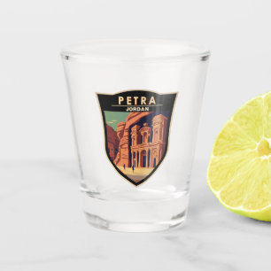 Copo De Shot Petra Jordan Viagem Art Vintage