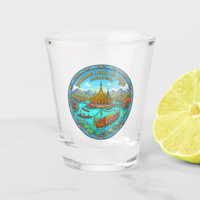 Copo De Shot Phaung Daw Oo Paya Myanmar (Frente)