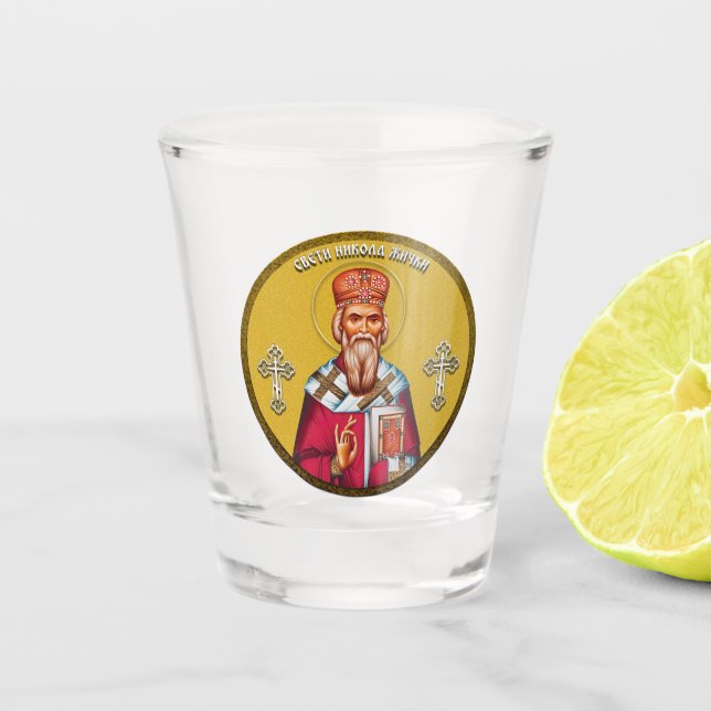 Copo De Shot Pingente de São Nicolau (Frente)