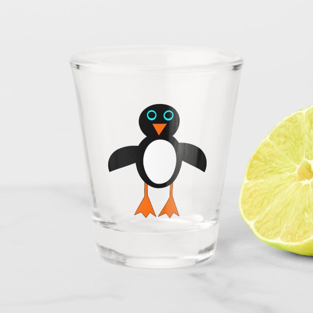 Copo De Shot Pinguim Cujo (Frente)