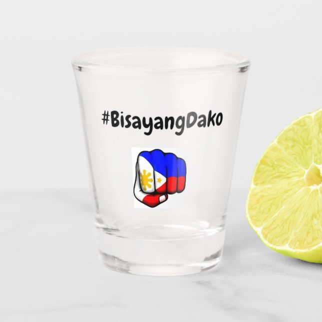 Copo De Shot Pinoy Fist Pump Vidro (Frente)