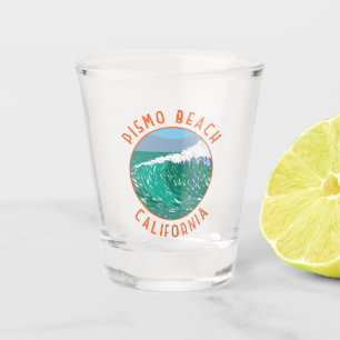 Copo De Shot Pismo Beach California Viagem Art Vintage