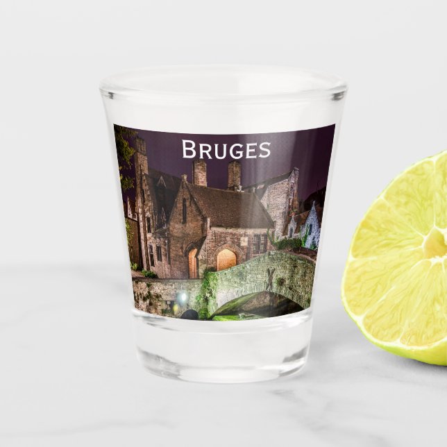 Copo De Shot Ponte Bonifacius em Bruges (Frente)