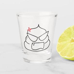 Copo De Shot Poop zangado - Brootsch, o PooPoo