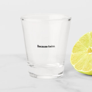 Copo De Shot Porque Gêmeos