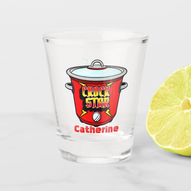 Copo De Shot Pote Crock Star Personalizado (Frente)