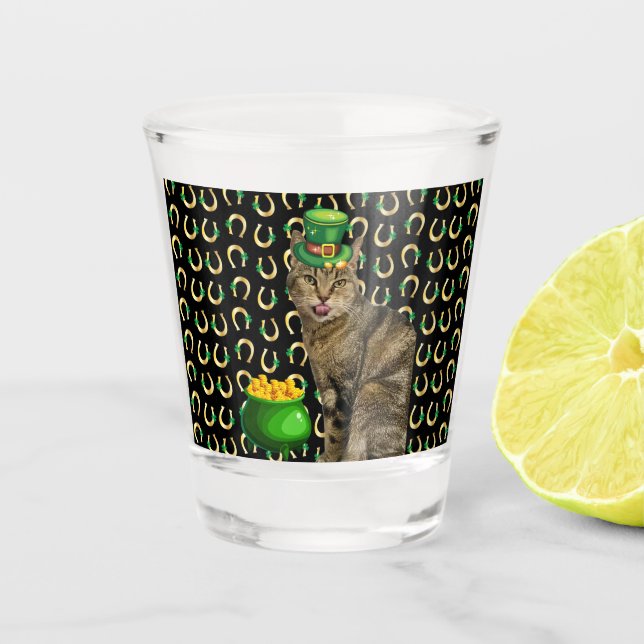 Copo De Shot Pote O'Dourado Indigo (Frente)