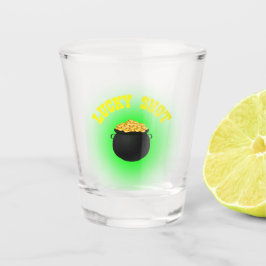 Copo De Shot Pote sortudo de Dourado