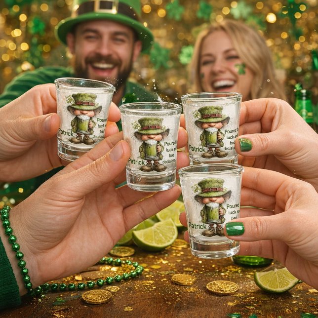 Copo De Shot Poured by Luck and Bad Decisions (Criador carregado)