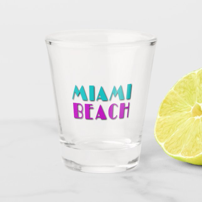 Copo De Shot praia de Miami (Frente)