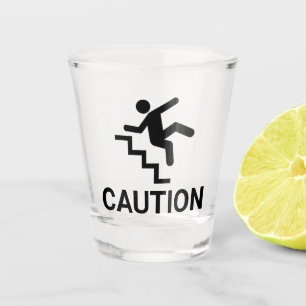 Copo De Shot Precaução desajeitada
