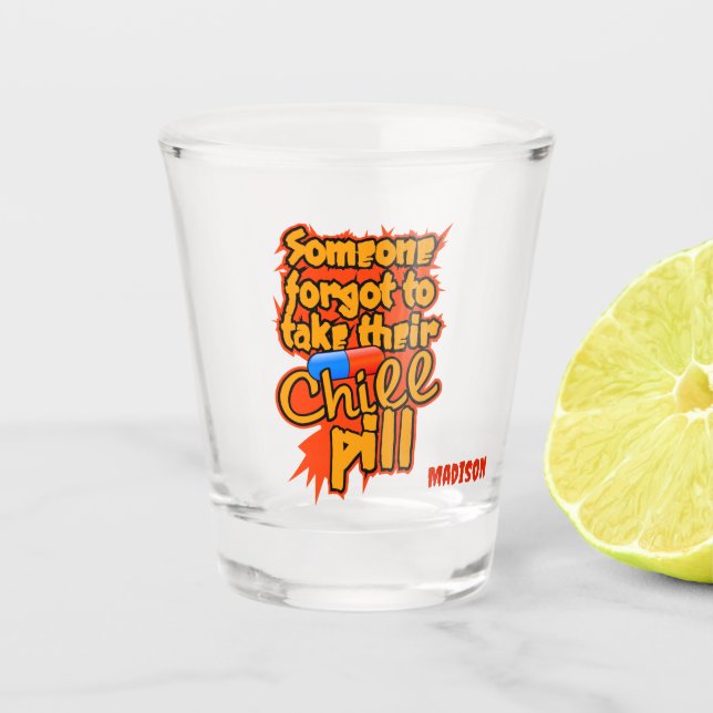 Copo De Shot Preenchimento de nome personalizado (Frente)