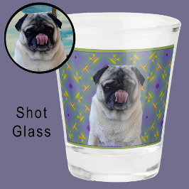 Copo De Shot Presente de Foto Moderna Roxa Fofa para Mãe de Cac