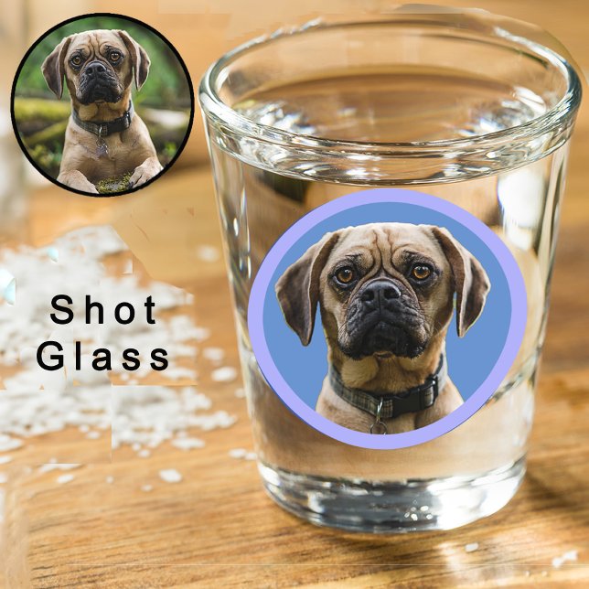 Copo De Shot Presente de Foto Personalizado para Amante de Prim (Criador carregado)