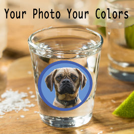 Copo De Shot Presente de Foto Personalizado para Amante de Prim