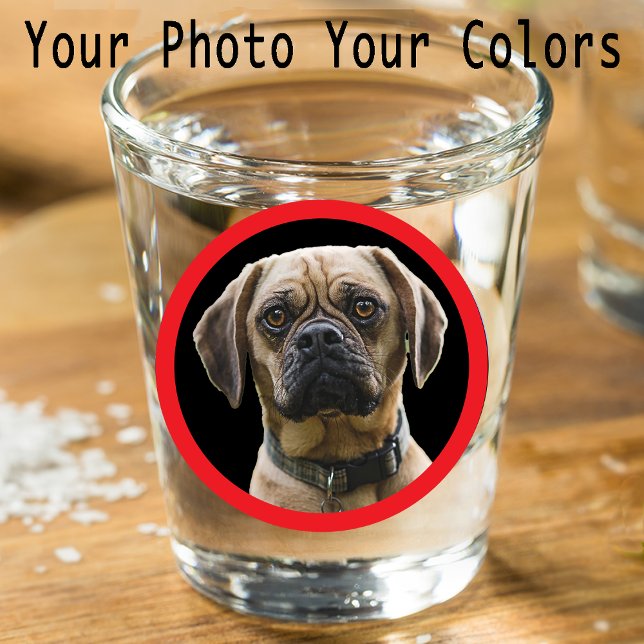 Copo De Shot Presente de Foto Personalizado para Amante de Prim (Criador carregado)