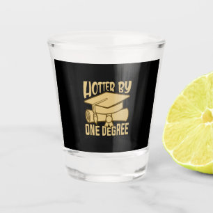 Copo De Shot Presente de Graduação Mais quente, de um grau