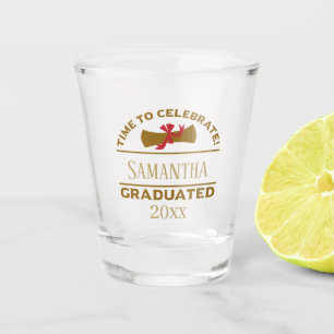 Copo De Shot Presente de Graduação Personalizada Hora De Cele