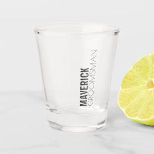 Copo De Shot Presente Masculino Moderno para Padrinhos