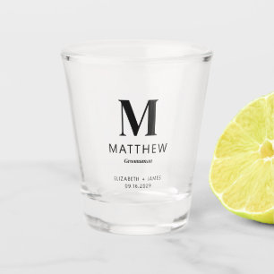 Copo De Shot Presente Minimalista Personalizado para Padrinhos 