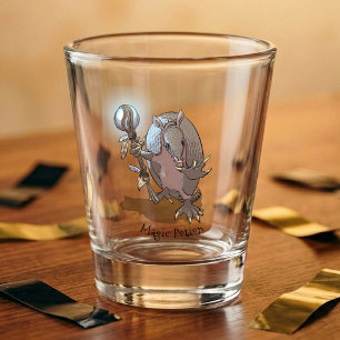 Copo De Shot Presente para Fã de Fantasia Espada e Magia com De
