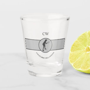 Copo De Shot Presente personalizado de Tênis de jogador de Têni