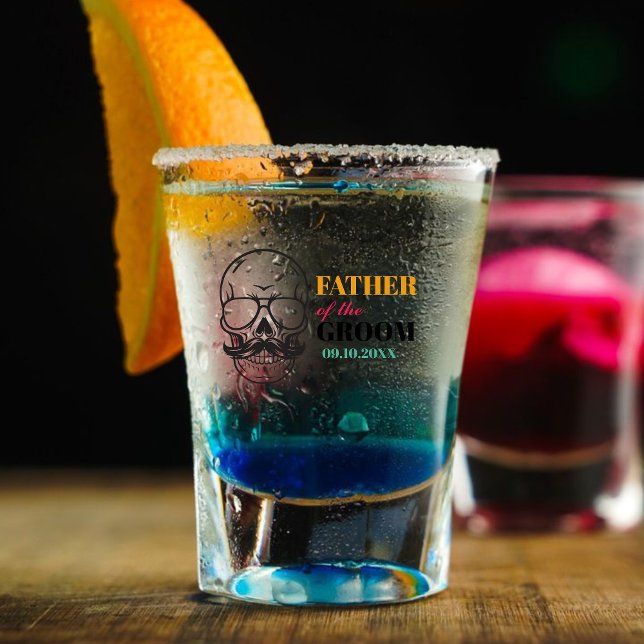 Copo De Shot Presente personalizado do Dia do Casamento do Cava (Criador carregado)