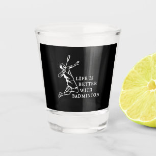Copo De Shot Presentes do jogador de badminton