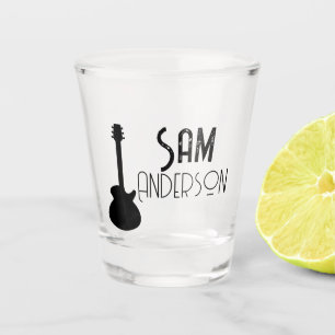 Copo De Shot Presentes Vintage Personalizados para guitarrista,