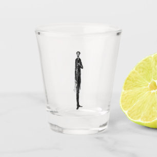 Copo De Shot Presidente alto longo de Abe Abraham Lincoln 16o