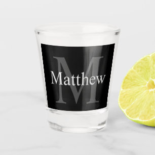 Copo De Shot Preto Personalizado
