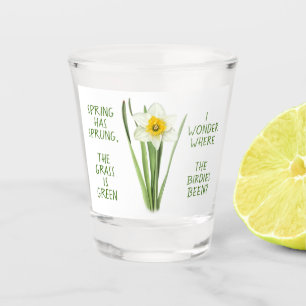Copo De Shot Primavera Customizeable do Daffodil