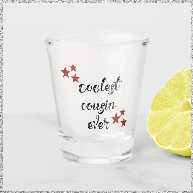 Copo De Shot Primo Preto e Vermelho Mais Frio Nunca (Criador carregado)