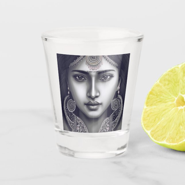 Copo De Shot princesa indiana (Frente)