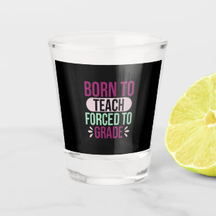 Copo De Shot Professor de presentes Nascer Ao Ensino