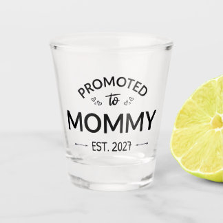 Copo De Shot Promovida a Mamãe Est 2027 Anúncio de Nova Mamãe I