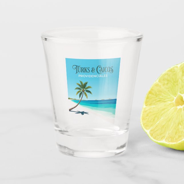 Copo De Shot Providenciales Ilhas Turcas e Caicos (Frente)