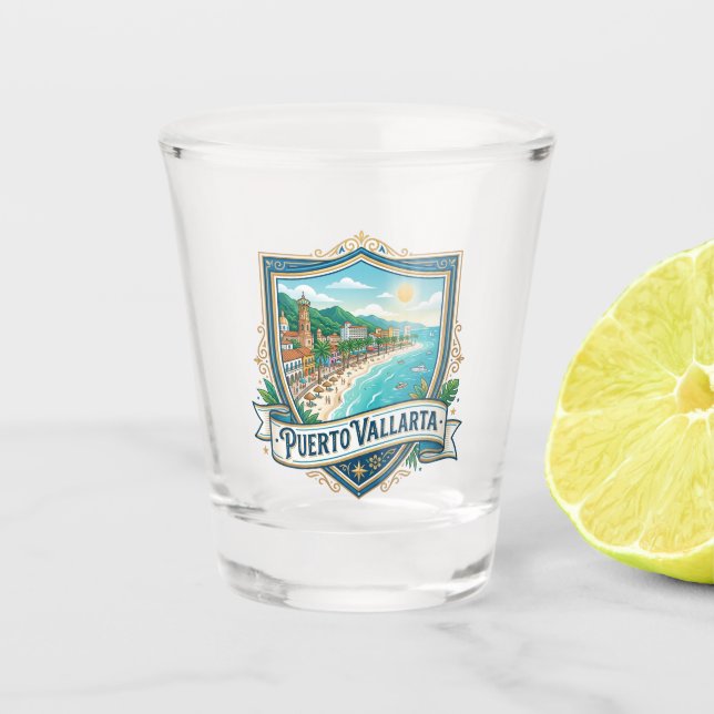 Copo De Shot Puerto Vallarta México (Frente)