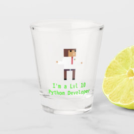 Copo De Shot Python Developer Shot Glass