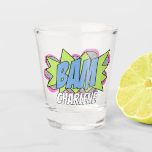 Copo De Shot Quadrinho Personalizado Divertido Estilo Pop Art