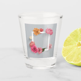 Copo De Shot Quadro da Flor