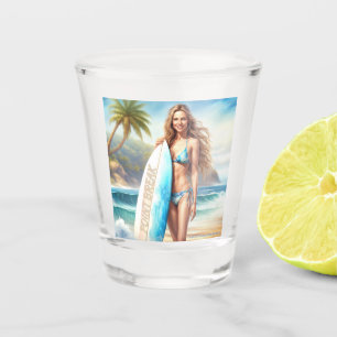 Copo De Shot Quebra de Ponto de Ação de Rapariga