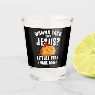 Copo De Shot Quer Taco Sobre Jesus Cinco de Maio Cristão