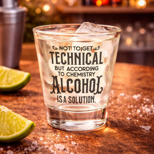Copo De Shot Química Divertida Álcool Humor