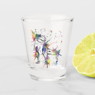 Copo De Shot Rainbow Dinosaur Tyrannosaurus 